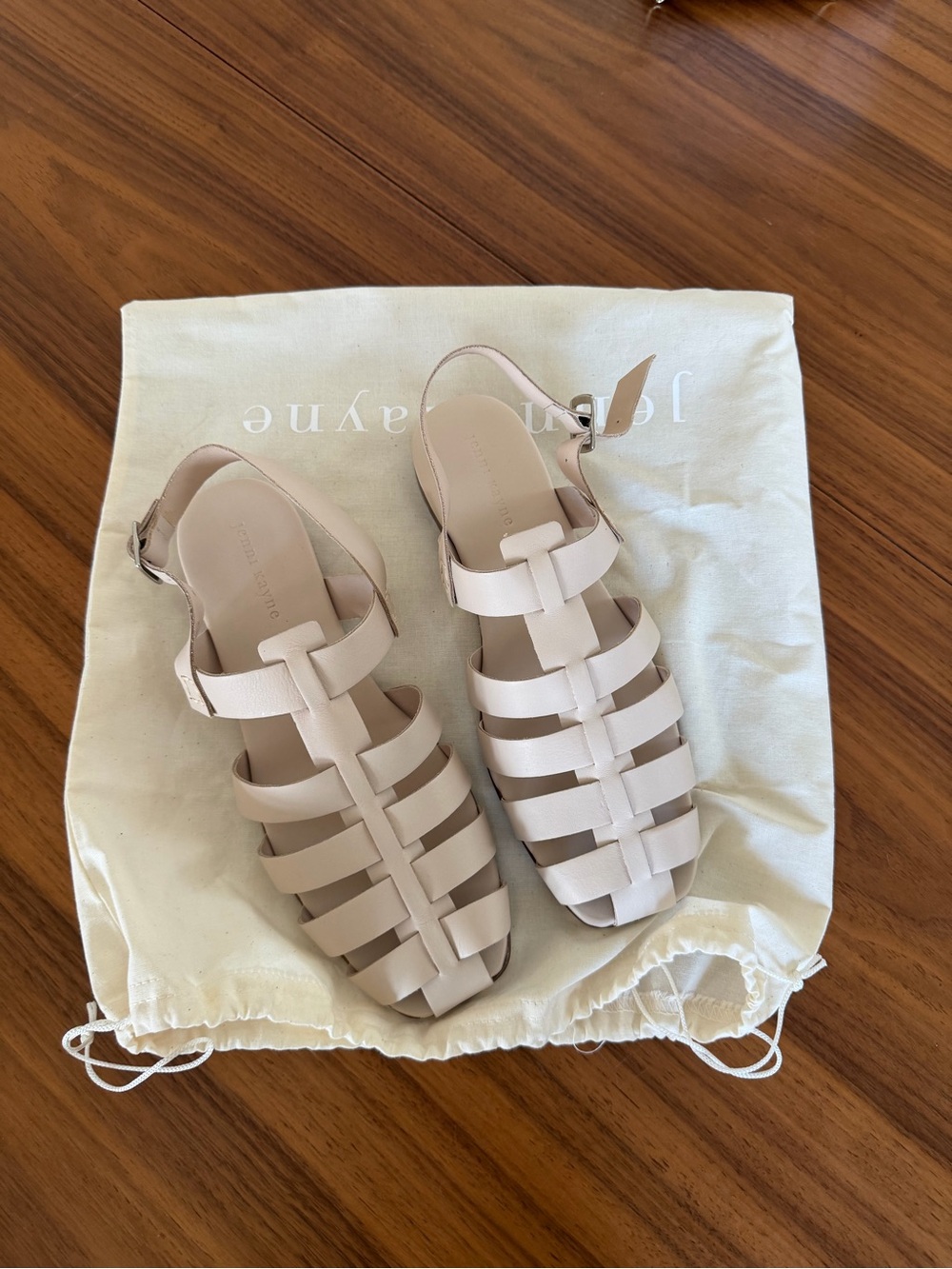 Jenni Kayne Beige Lake Fisherman Sandals